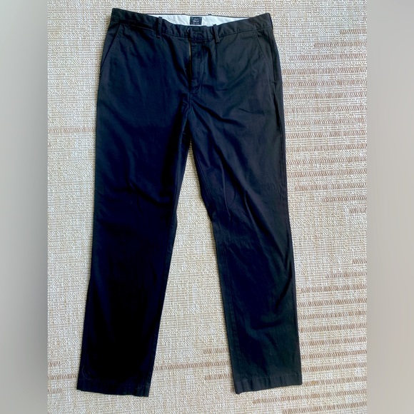 NWOT J.Crew 1040 Athletic black chino pant in size 36 x 34 - Picture 7 of 7